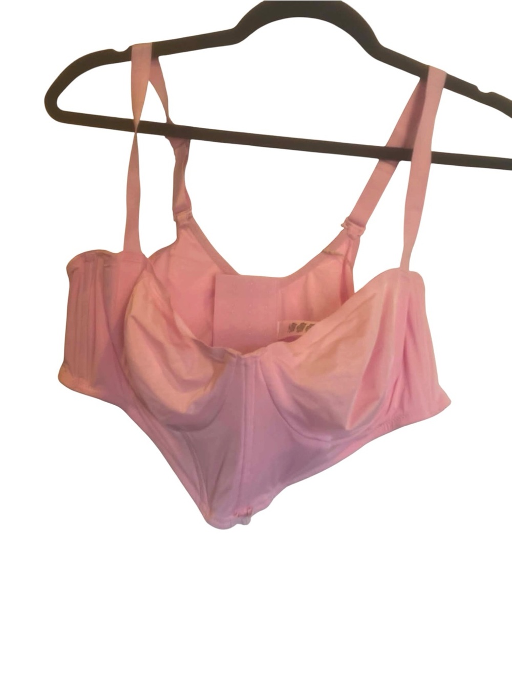 NWT Skims Corset bra Collection Balconnette Bra BABY PINK Size 42A